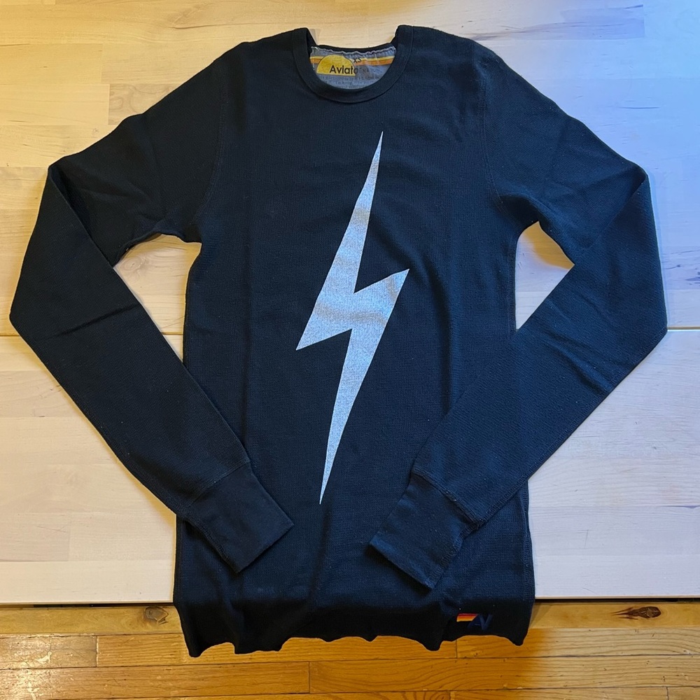 Aviator Nation Bolt Thermal - Black - XS